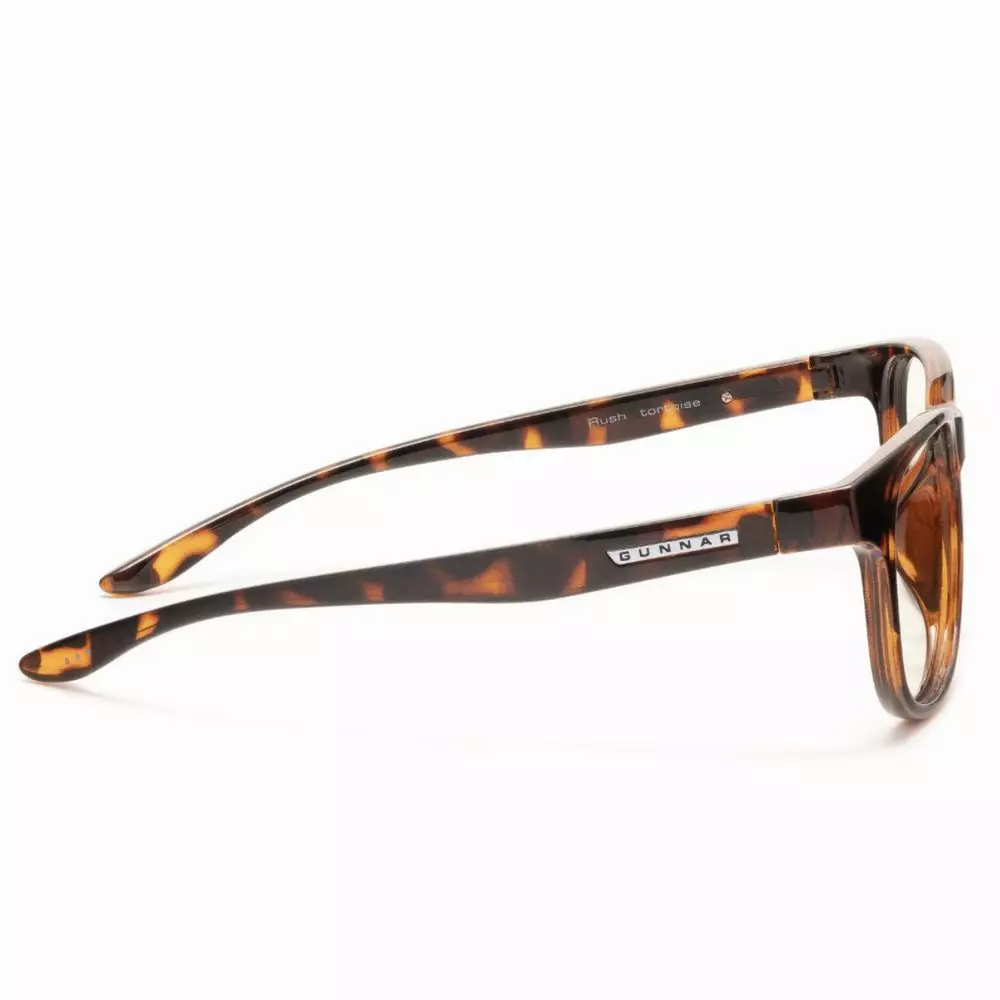 Детски компютърни очила GUNNAR Rush Kids 12+, Clear Natural, Кехлибар