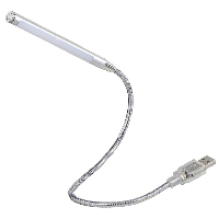 Лампа за лаптоп HAMA Swan Neck, USB, Димираша, 10 LED, Тъч сензор