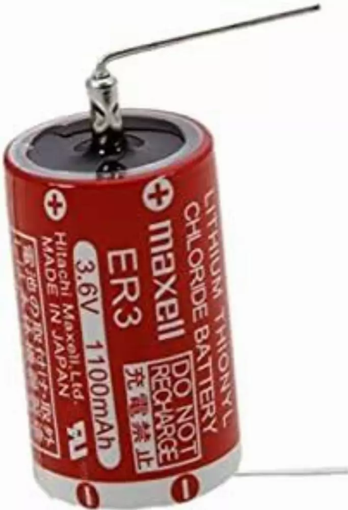 Литиево тионилхлоридна батерия 3,6V 1/2AA ER3 MAXELL /T1/терминал1/