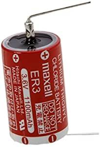 Литиево тионилхлоридна батерия 3,6V 1/2AA ER3 MAXELL /T1/терминал1/