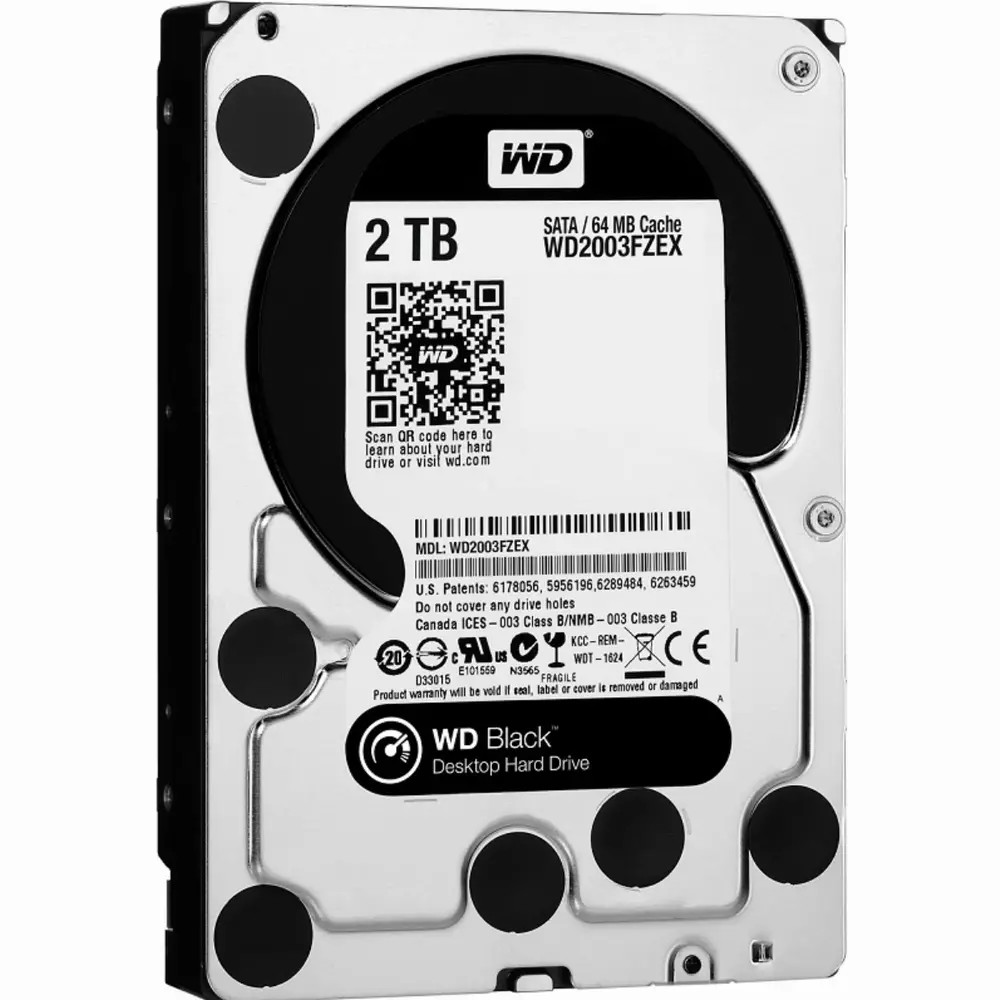 Хард диск WD Black 2TB 3.5" 64MB 7200 RPM SATA 6 Gb/s - WD2003FZEX
