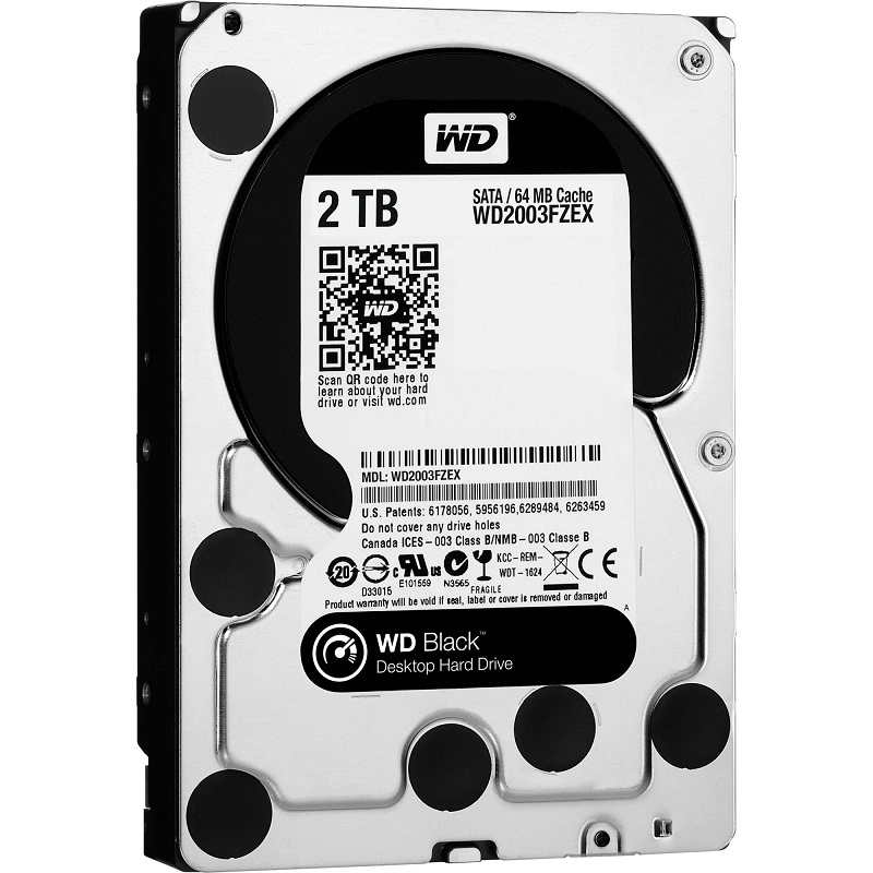 Хард диск WD Black 2TB 3.5" 64MB 7200 RPM SATA 6 Gb/s - WD2003FZEX