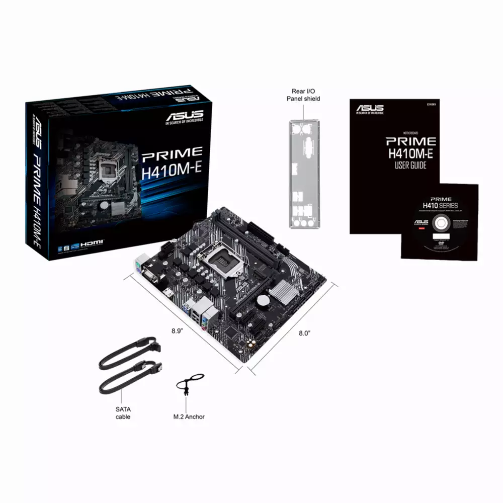 Дънна платка ASUS PRIME H410M-E