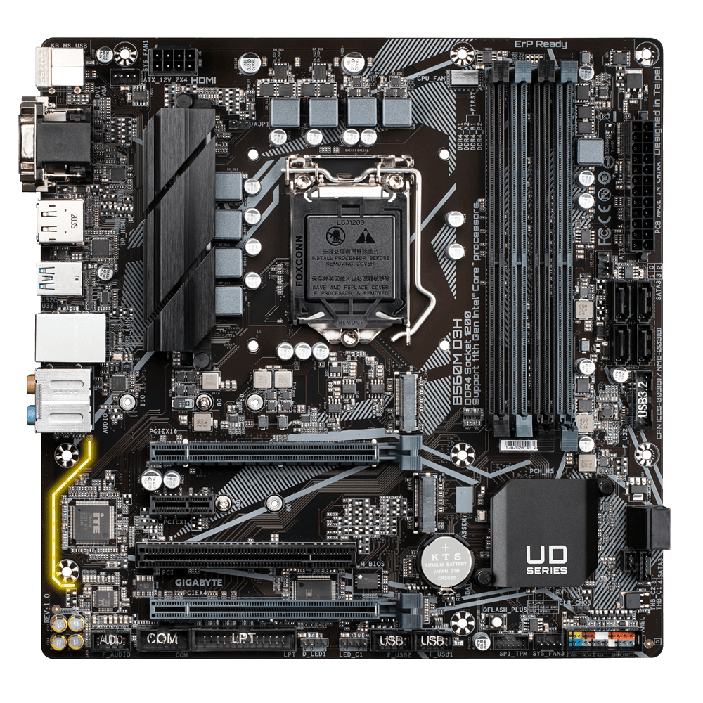 Дънна платка GIGABYTE B560M D3H