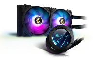 Охладител за процесор Gigabyte AORUS WATERFORCE X 280 LCD Display RGB Fusion