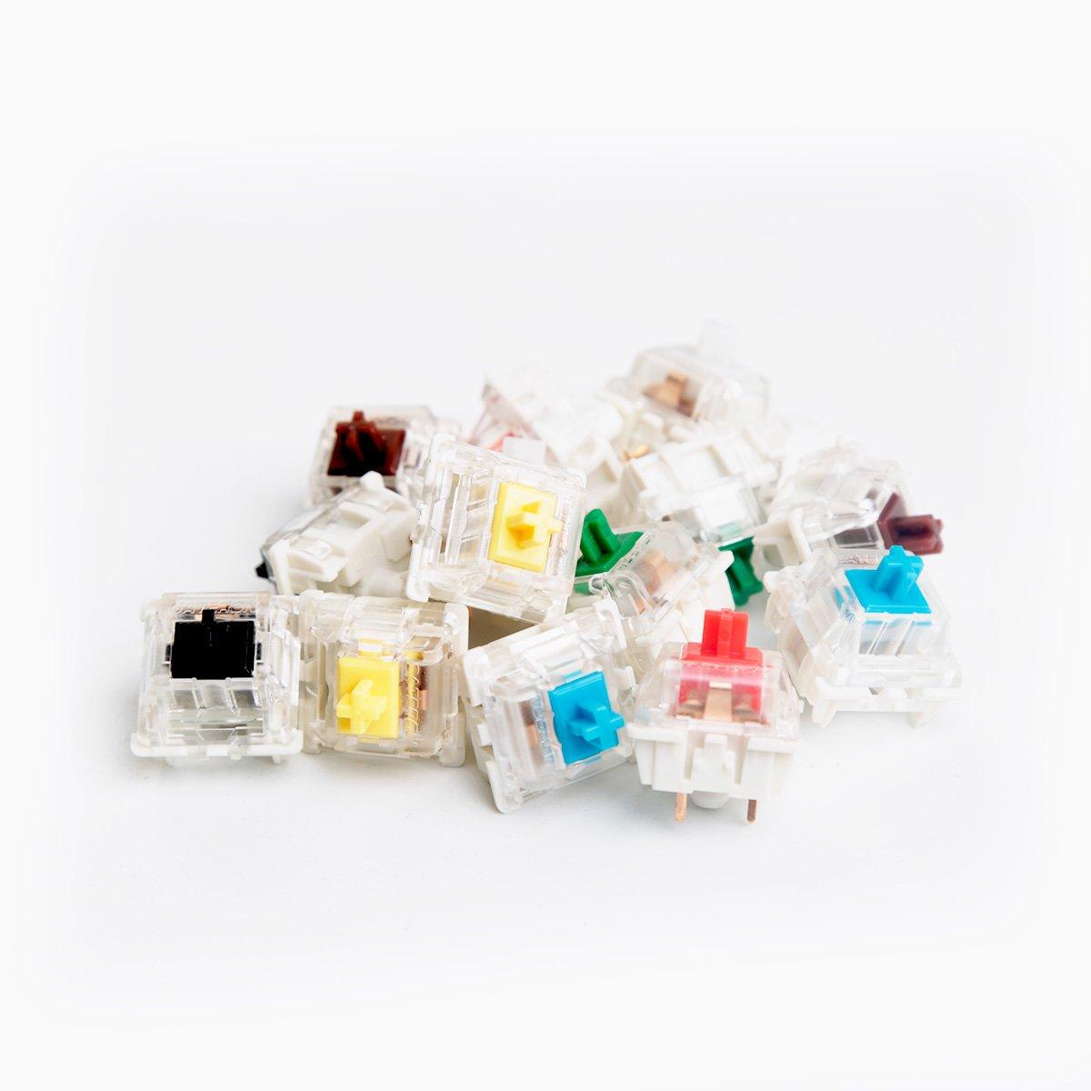 Суичове за механична клавиатура Keychron Gateron Mix Switch Set 12 броя