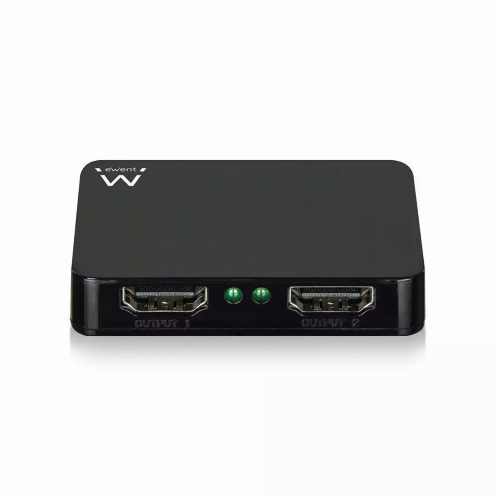 HDMI Сплитер EWENT 1/2, 4K@30Hz, USB, Черен