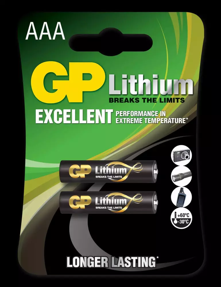 Литиева батерия GP CR03 AAA 1,5V 2бр. в блистер