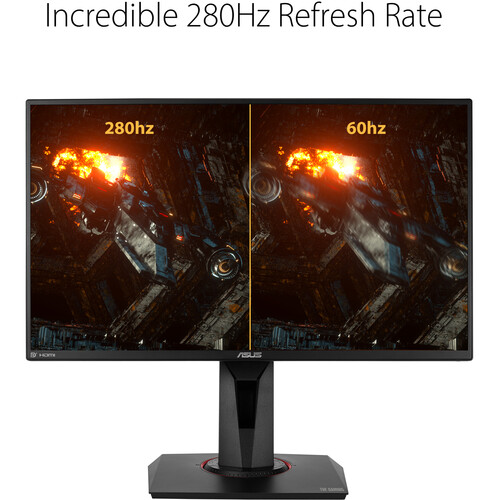 Монитор ASUS TUF GAMING VG258QM 24.5", TN, FHD 1920x1080, 280Hz, 0.5ms, HDR, G-SYNC Compatible