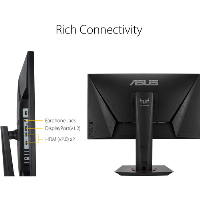 Монитор ASUS TUF GAMING VG258QM 24.5", TN, FHD 1920x1080, 280Hz, 0.5ms, HDR, G-SYNC Compatible
