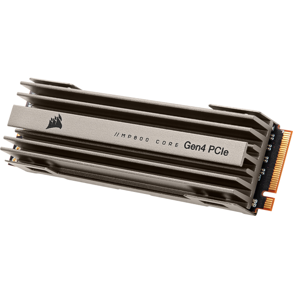 Диск SSD Corsair MP600 CORE 4TB M.2 2280 NVMe PCle Gen4 x4 - CSSD-F4000GBMP600COR