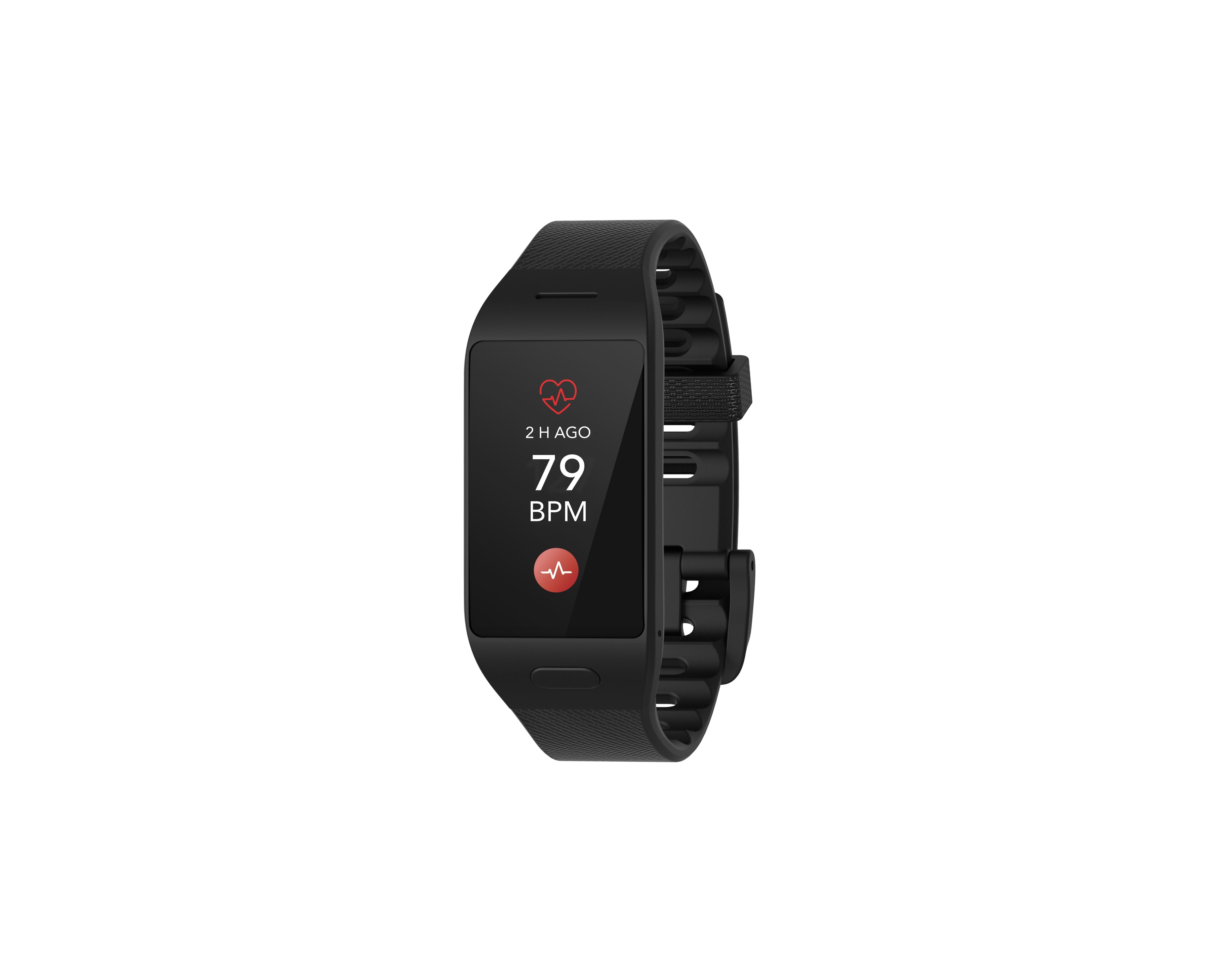 MyKronoz ZeNeo+ Smartwatch, 1.14", Touch Display, Temperature Measurement, Black/Black