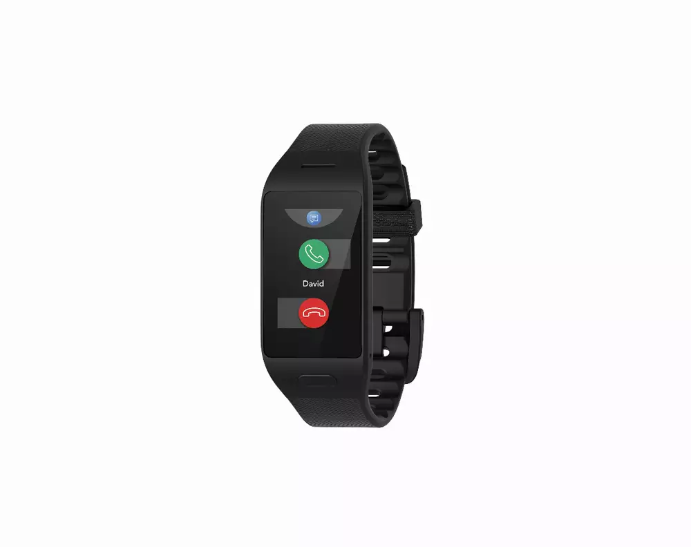 Смарт часовник MyKronoz ZeNeo+, 1.14", Тъч дисплай, Мерене на температура, Черен/Черен