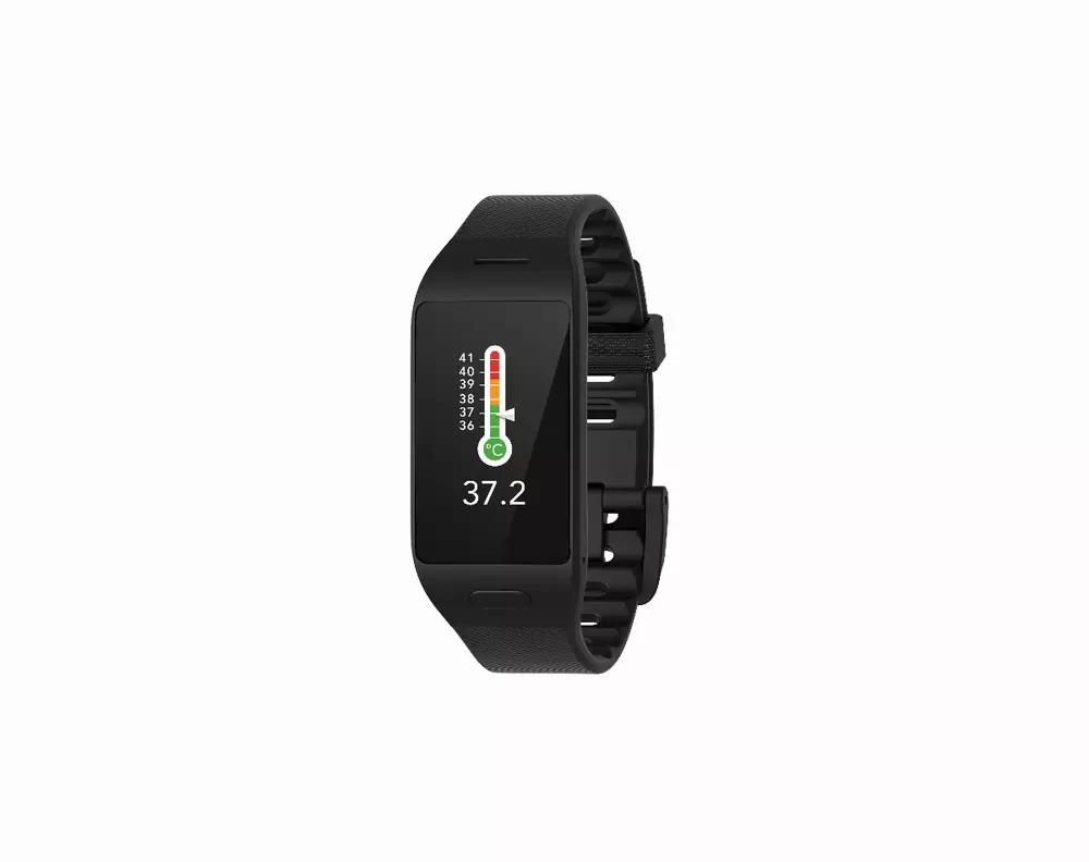Смарт часовник MyKronoz ZeNeo+, 1.14", Тъч дисплай, Мерене на температура, Черен/Черен