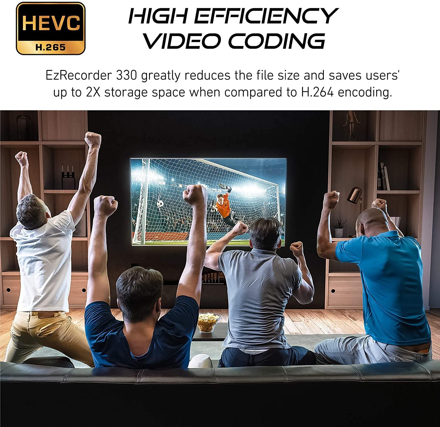 Captureur externe AVerMedia Capture HD Video EZRecorder 330, HDMI, Composite, USB, RJ45