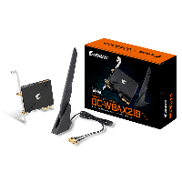 Безжична карта GIGABYTE AORUS X210 Intel&reg; WIFI 6Е 2x2 802.11ax, Bluetooth 5.2