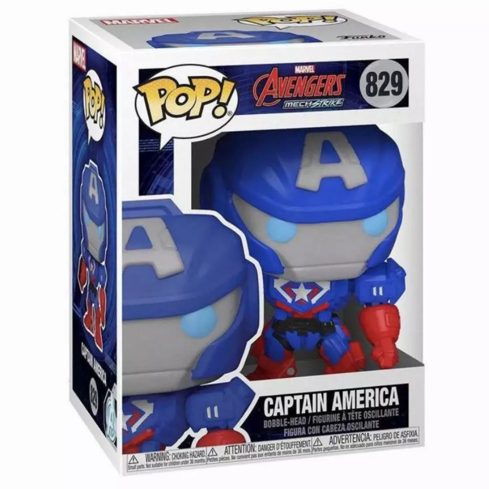 Фигурка Funko POP! Marvel: Avengers MechStrike - Captain America #829
