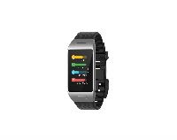 Смарт часовник MyKronoz ZeNeo+, 1.14", Тъч дисплей, Мерене на температура, Сребрист/Черен