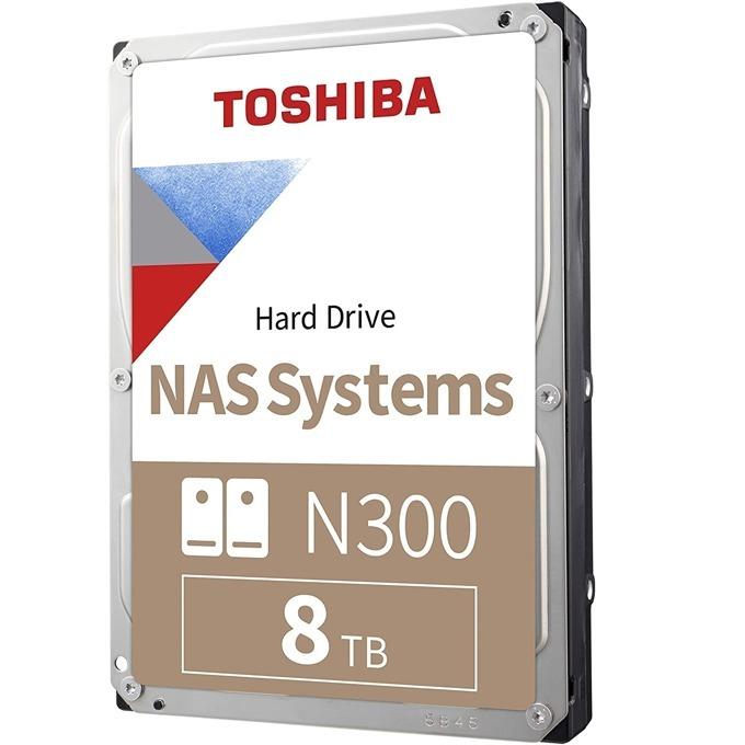 Хард диск Toshiba N300, 8TB, NAS, 256MB, SATA 6.0Gb/s, 7200rpm, HDWG180UZSVA