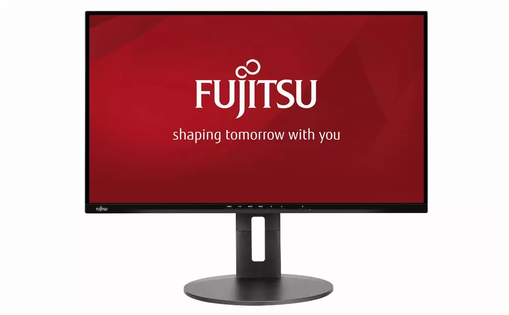 Монитор FUJITSU B27-9 TS, 27", QHD, IPS, DP, HDMI, DVI-D, 4 x USB, Тъмно сив