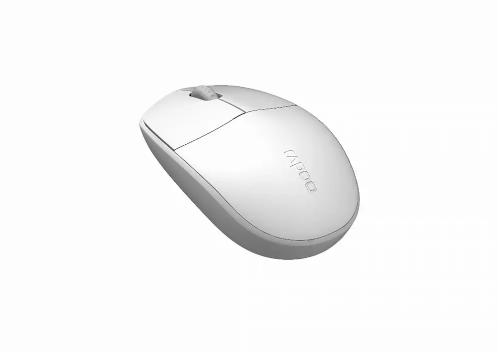 Оптична мишка RAPOO N100, USB, Бял