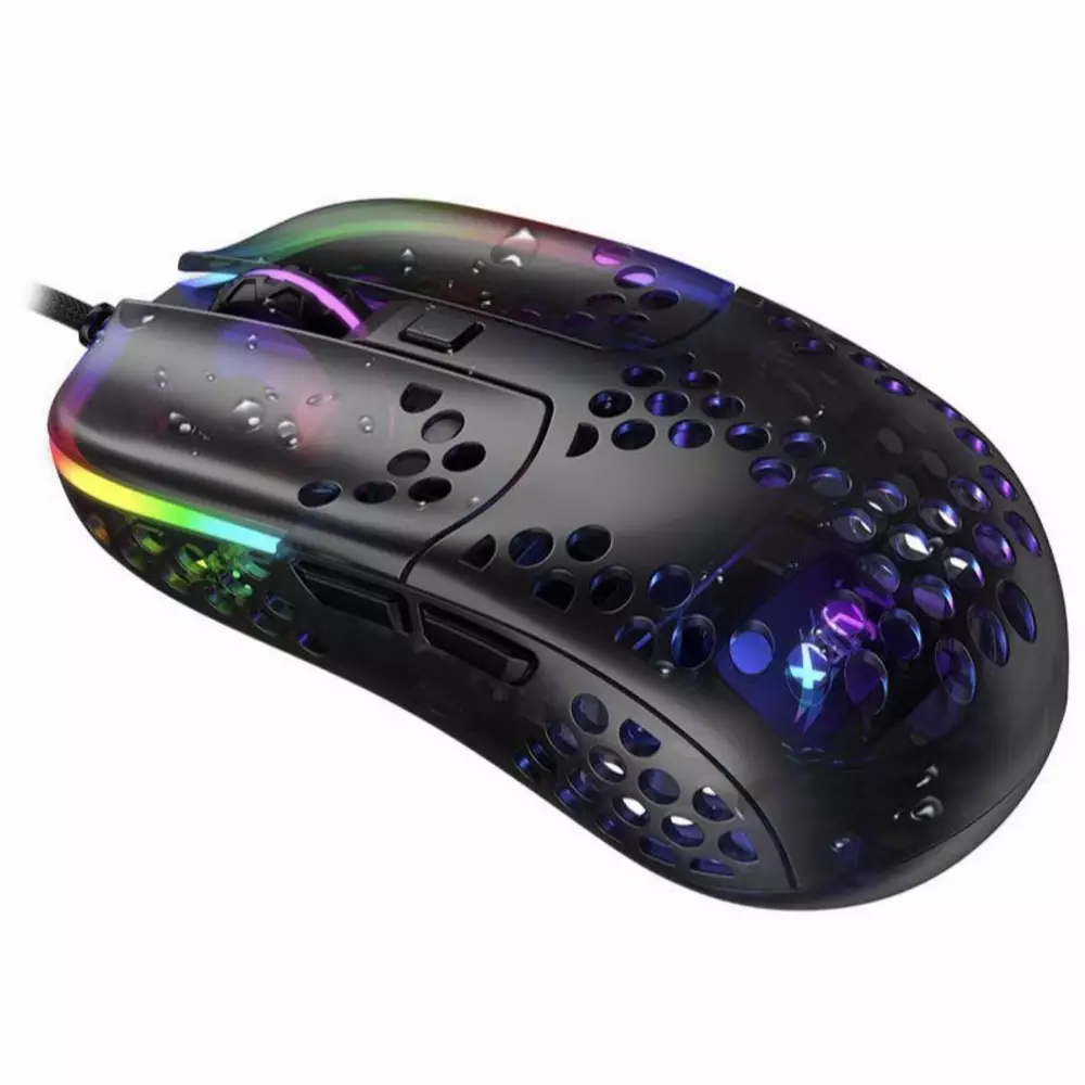 Геймърска мишка Xtrfy MZ1 RGB, Black - MZ1-RGB-BLACK-TP