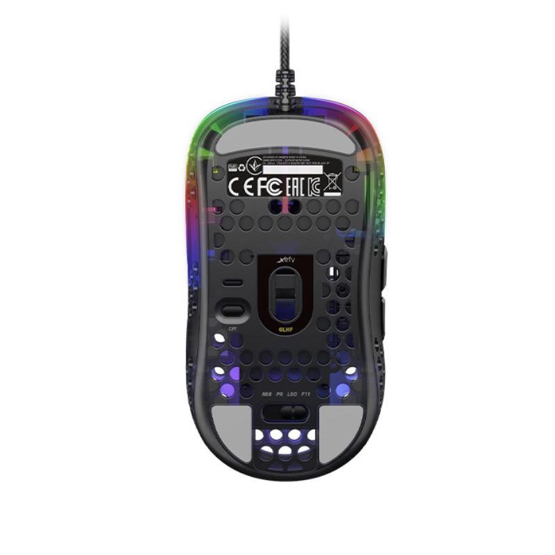 Геймърска мишка Xtrfy MZ1 RGB, Black - MZ1-RGB-BLACK-TP