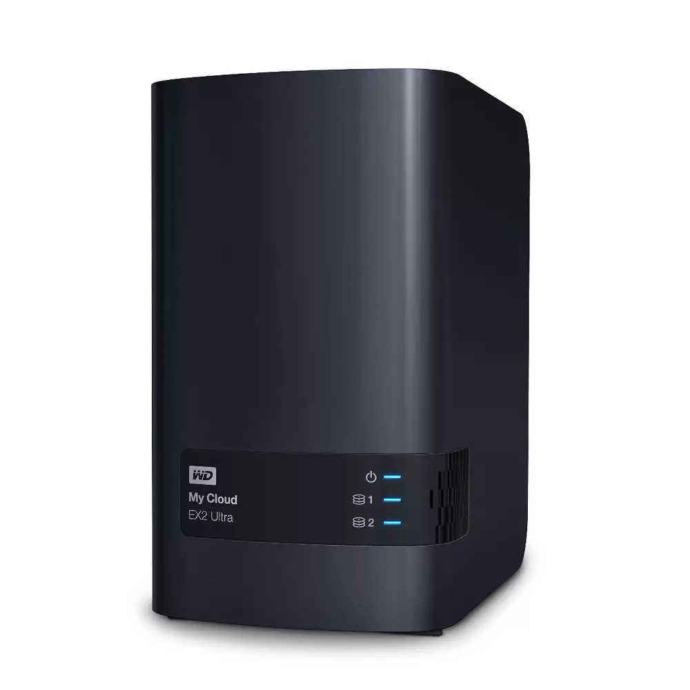 Външен диск HDD WesternDigital MyCloud EX2 Ultra NAS, 16TB, 2 x USB 3.0, RJ-45, Черен