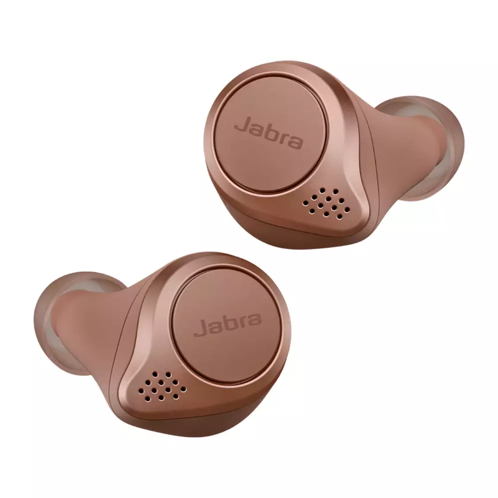 Блутут слушалки Jabra Elite Active 75t, Sienna