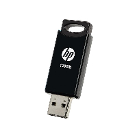 USB памет HP v212w, 128GB, USB 2.0, 14 MB/s, Черен
