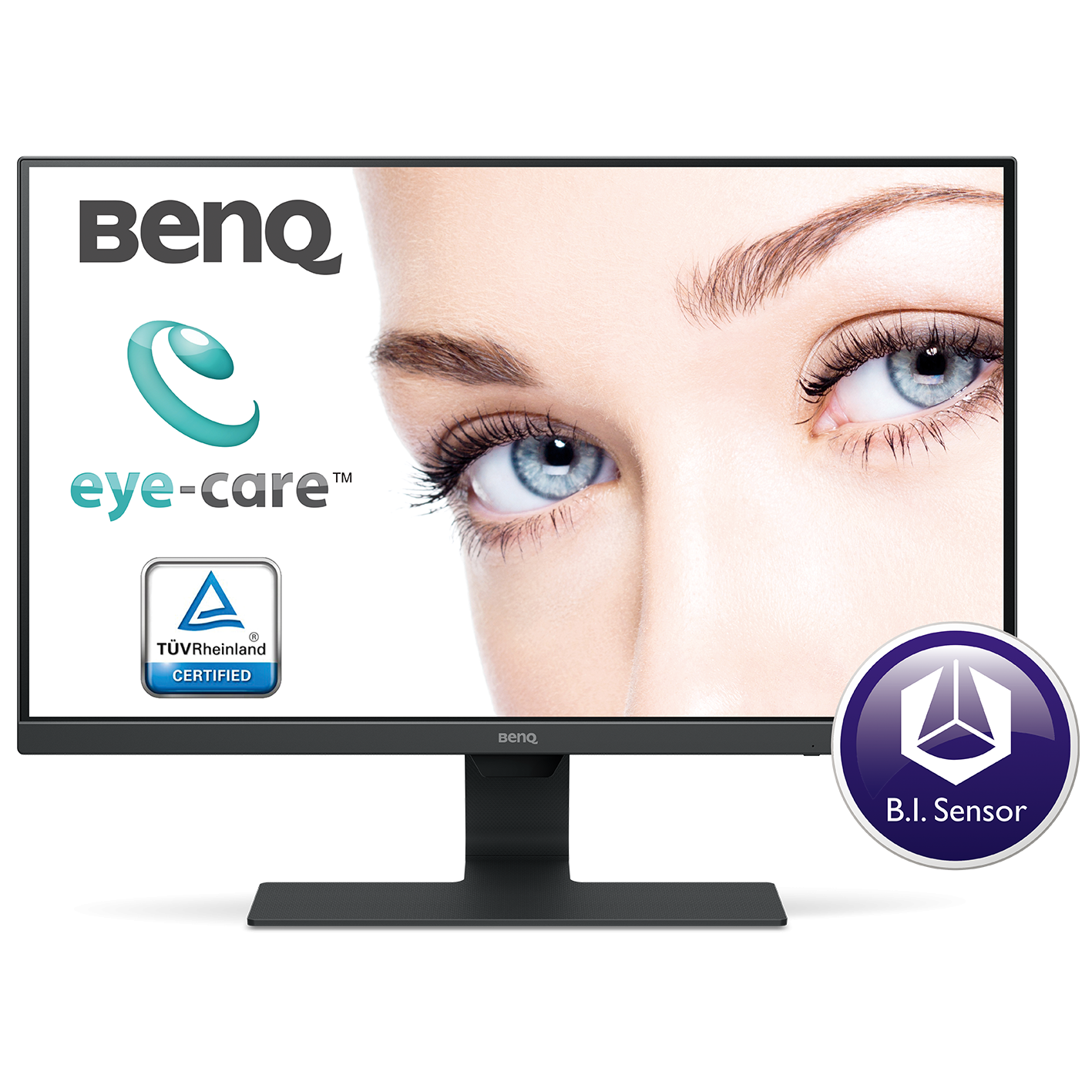 Монитор BenQ GW2480, IPS, 23.8 inch, Wide, Full HD, D-sub, HDMI, DisplayPort, Черен
