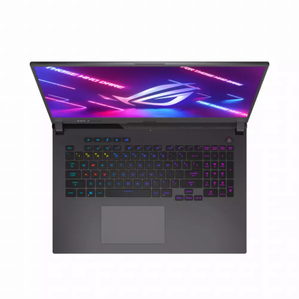Лаптоп ASUS ROG STRIX G17 G713QM-HX013, AMD Ryzen 7-5800H, 17.3" FHD IPS 144Hz, 16(2x8)GB DDR4 3200Mhz, NVME 512GB, GeForce RTX 3060 6GB GDDR6, WiFi 6, RGB Kbd, Original Black