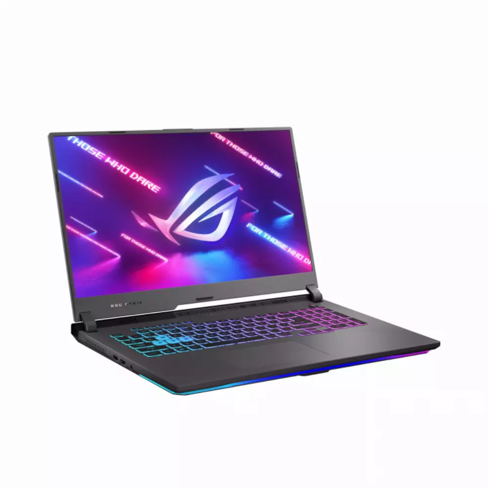 Лаптоп ASUS ROG STRIX G17 G713QM-HX013, AMD Ryzen 7-5800H, 17.3" FHD IPS 144Hz, 16(2x8)GB DDR4 3200Mhz, NVME 512GB, GeForce RTX 3060 6GB GDDR6, WiFi 6, RGB Kbd, Original Black