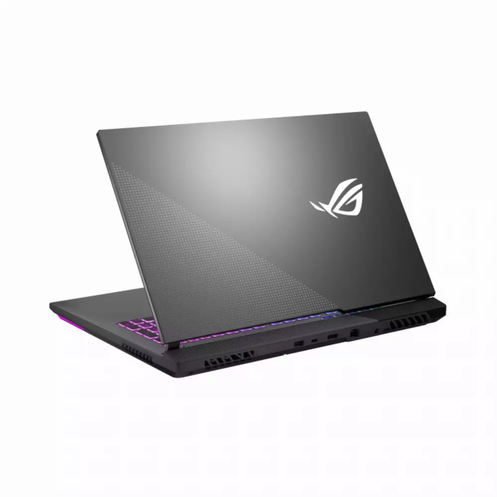 Лаптоп ASUS ROG STRIX G17 G713QM-HX013, AMD Ryzen 7-5800H, 17.3" FHD IPS 144Hz, 16(2x8)GB DDR4 3200Mhz, NVME 512GB, GeForce RTX 3060 6GB GDDR6, WiFi 6, RGB Kbd, Original Black