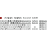 Капачки за механична клавиатура Glorious Aura PBT Doubleshot 105-Keycap White US-Layout