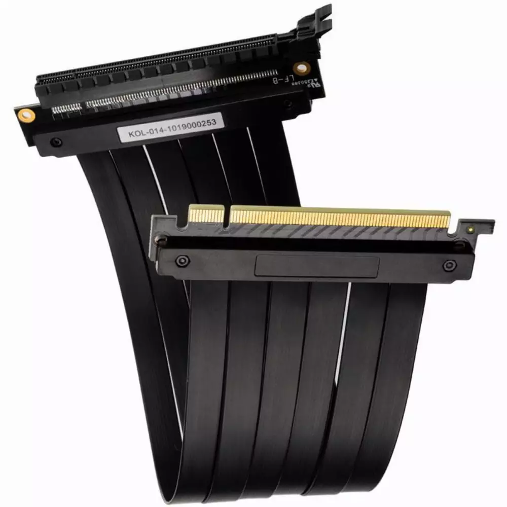 Кабел за вертикален монтаж за видео карта Kolink Externder Riser Cable 300mm PCI-E x16 3.0