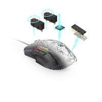 Геймърска мишка Hama Urage Reaper 600 - 00186055