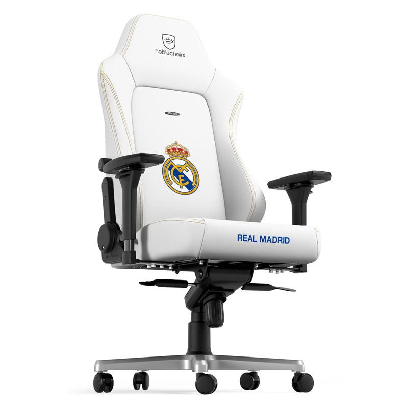 Геймърски стол noblechairs HERO, White, Real Madrid Edition