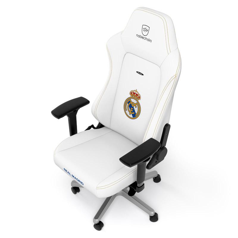 Геймърски стол noblechairs HERO, White, Real Madrid Edition