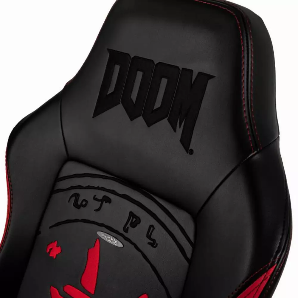 Геймърски стол noblechairs HERO, Black, DOOM Edition