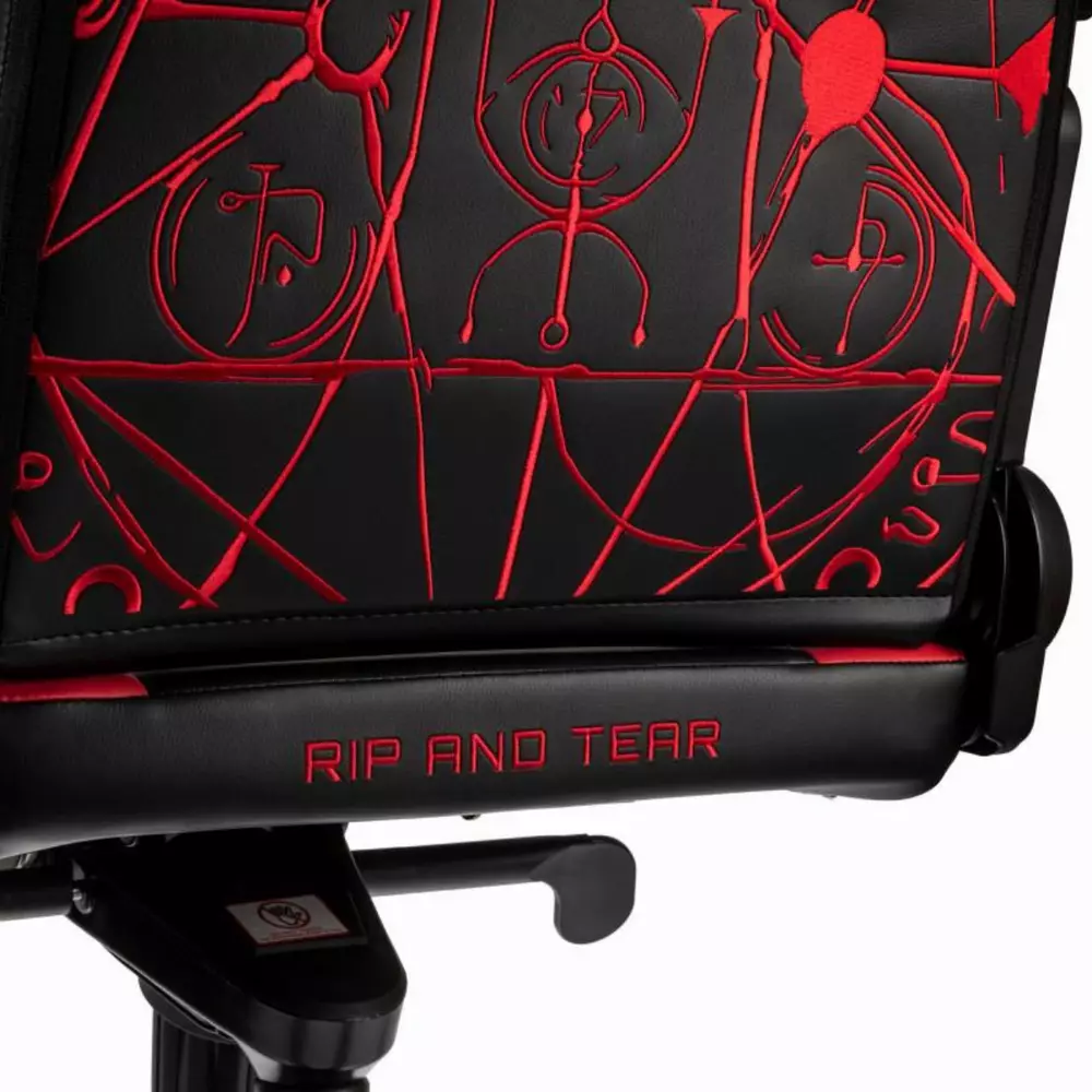 Геймърски стол noblechairs HERO, Black, DOOM Edition
