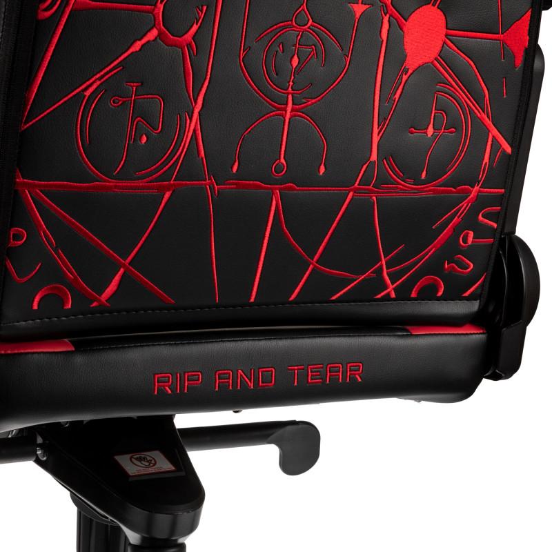 Геймърски стол noblechairs HERO, Black, DOOM Edition