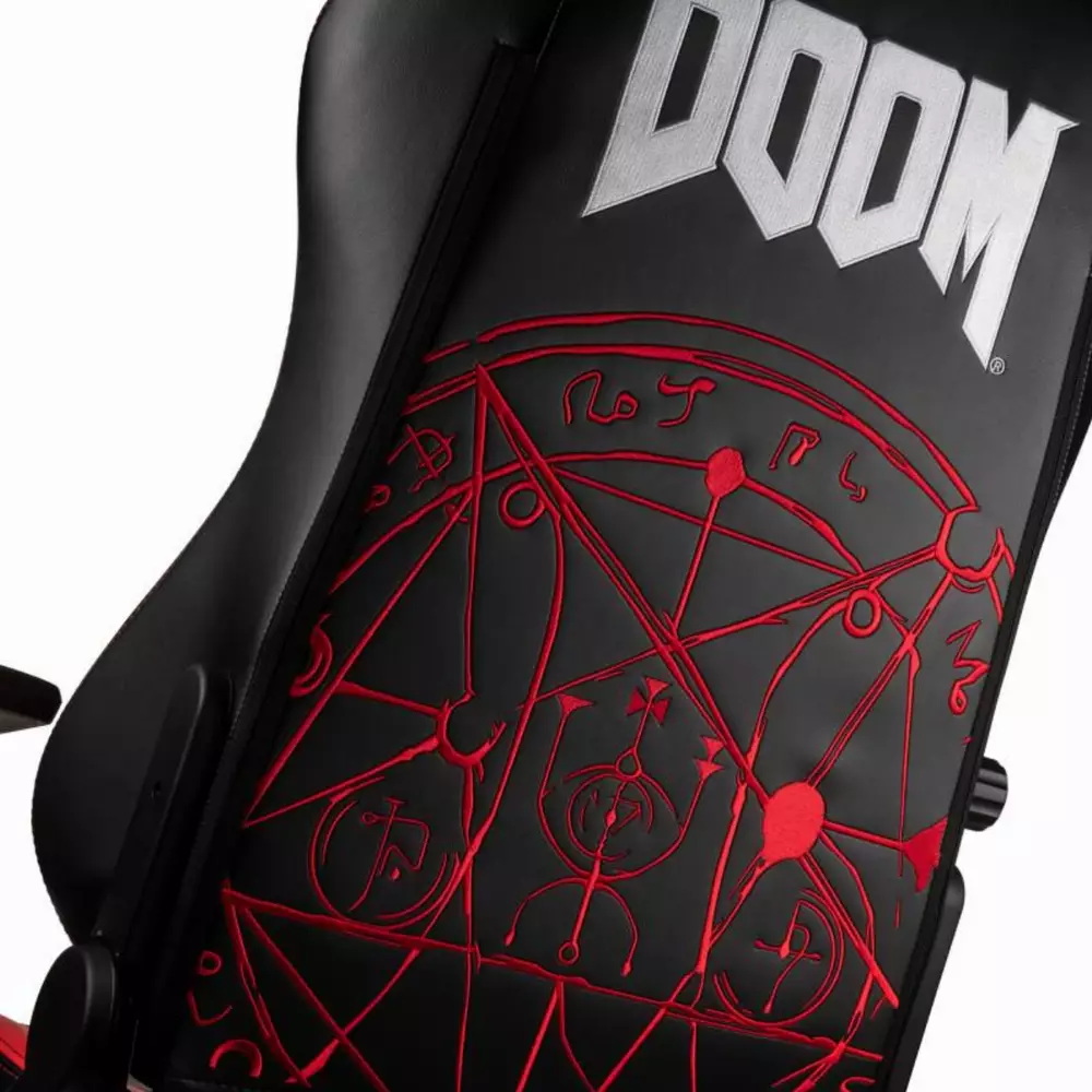 Геймърски стол noblechairs HERO, Black, DOOM Edition