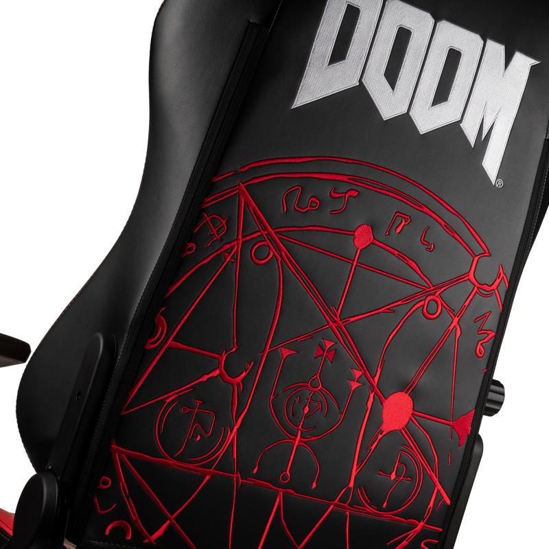 Геймърски стол noblechairs HERO, Black, DOOM Edition