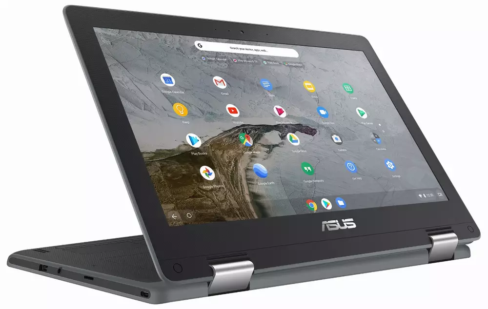 Лаптоп ASUS Chromebook Flip C214MA-BU0486 - 90NX0291-M05780