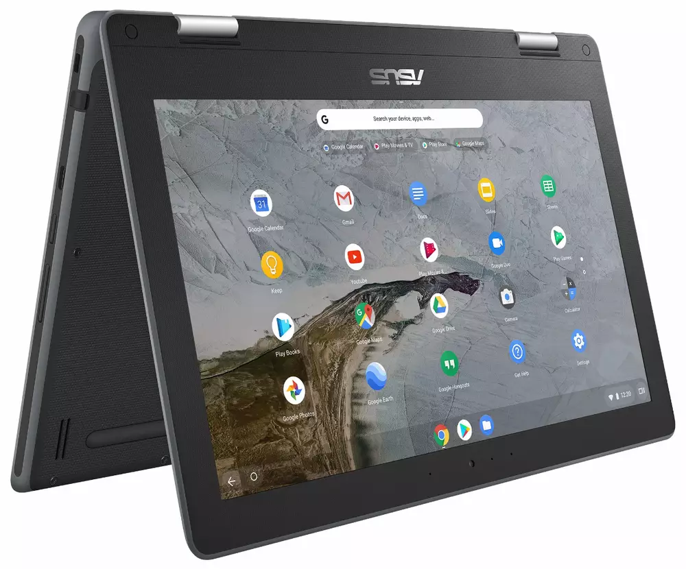 Лаптоп ASUS Chromebook Flip C214MA-BU0486 - 90NX0291-M05780