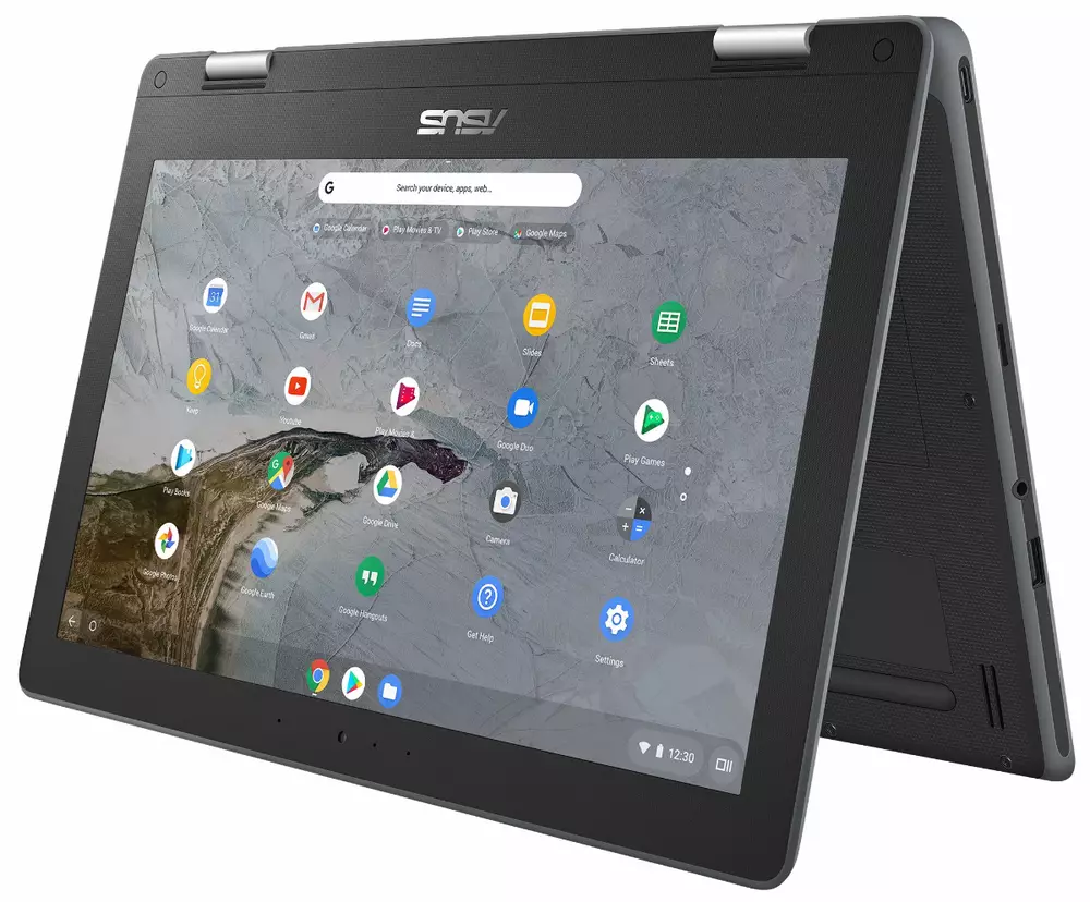 Лаптоп ASUS Chromebook Flip C214MA-BU0486 - 90NX0291-M05780
