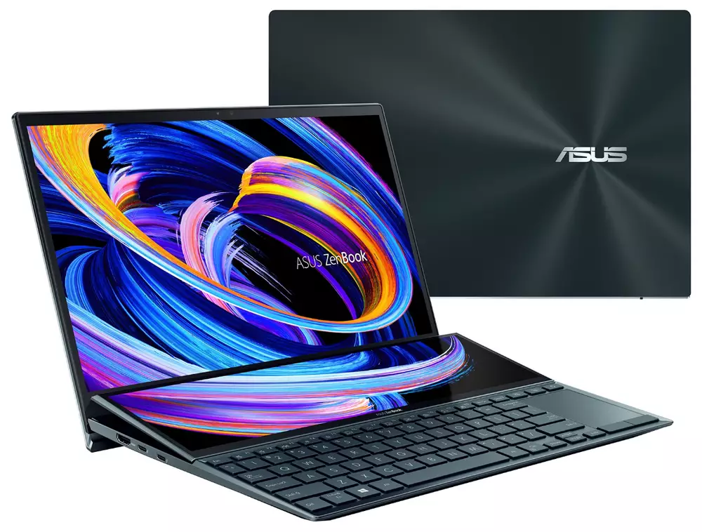 Лаптоп ASUS ZenBook Duo 14 UX482EA-WB513T - 90NB0S41-M02400