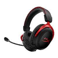 Геймърски безжични слушалки HyperX, Cloud II Wirelss Red, Микрофон, Черно/Червено