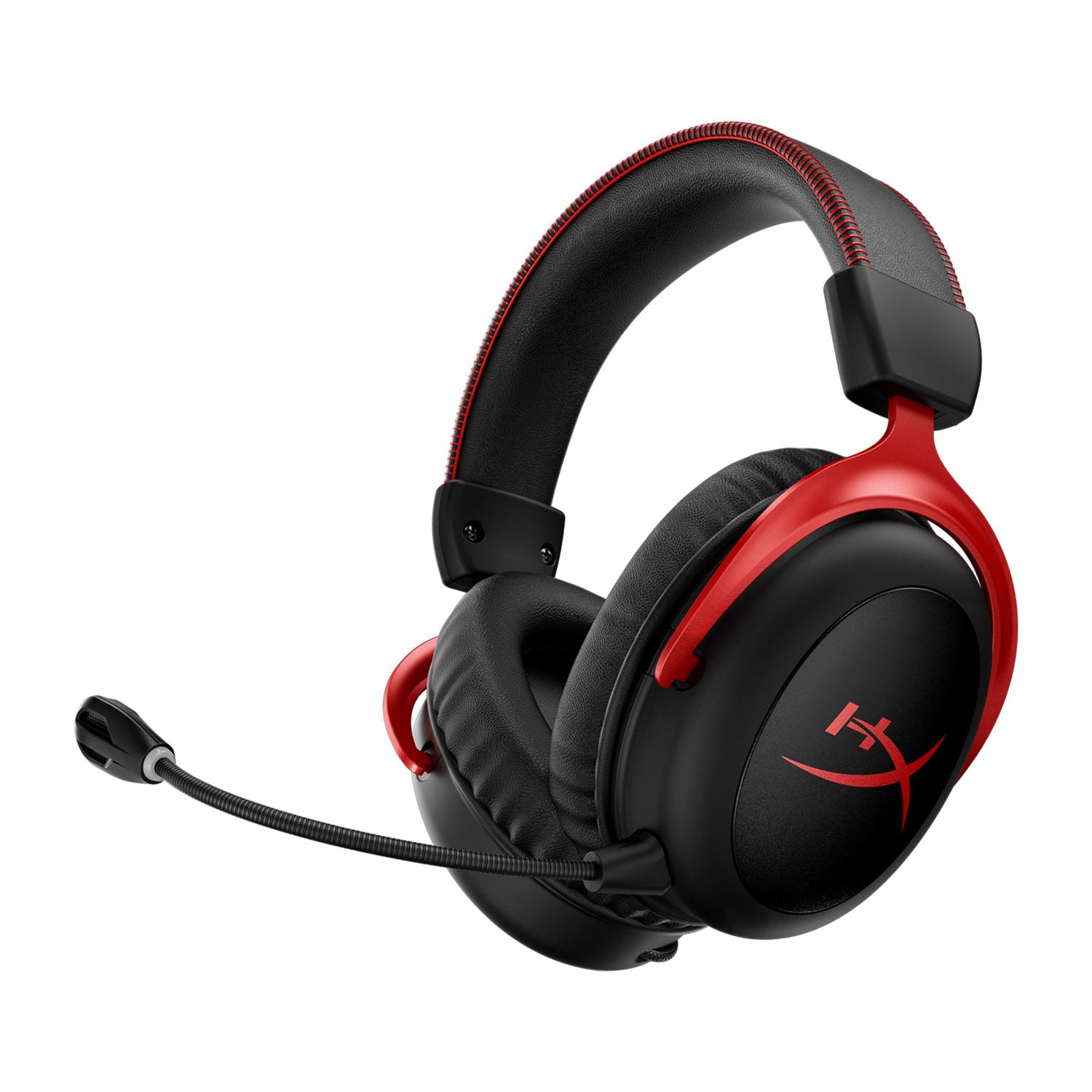 Геймърски безжични слушалки HyperX, Cloud II Wirelss Red, Микрофон, Черно/Червено
